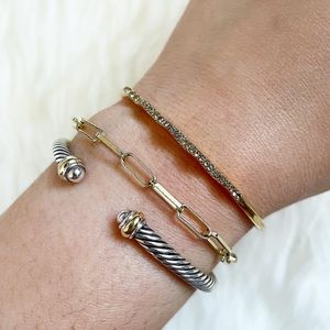 Stella & Dot Pavé cuff bracelet